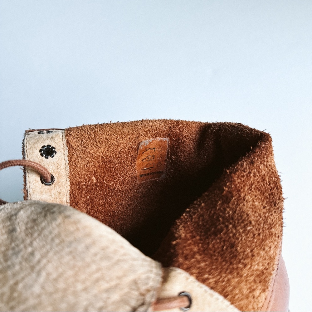 Maison Bulle Lace Up Full Leather Boot Cognac Brown - Size 37 - Picture 7 of 7